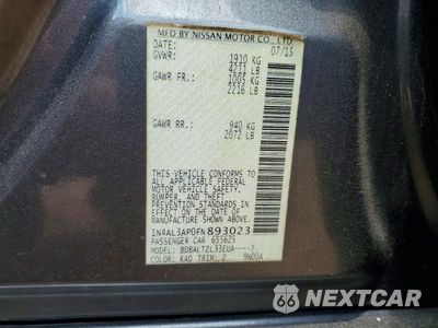 Zdjęcie 12 z 12 samochodu: 2015 NISSAN ALTIMA 2.5 SL VIN:1N4AL3AP0FN893023 - miniatura
