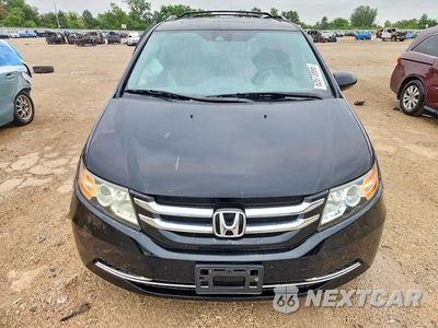 Piąte zdjęcie samochodu w środku: 2014 HONDA ODYSSEY EXL VIN:5FNRL5H60EB017474 - miniatura