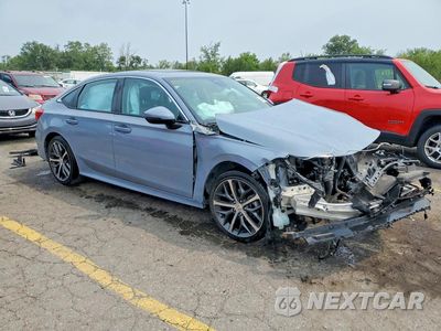 Czwarte zdjęcie samochodu z boku: 2024 HONDA CIVIC TOURING VIN:2HGFE1F99RH312495 - miniatura