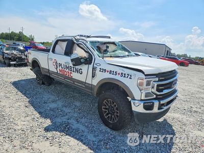 Czwarte zdjęcie samochodu z boku: 2021 FORD F250 SUPER DUTY VIN:1FT7W2BT5MEC02762 - miniatura