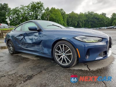 Czwarte zdjęcie samochodu z boku: 2021 BMW 430XI VIN:WBA73AP03MCH00570 - miniatura