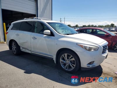 Czwarte zdjęcie samochodu z boku: 2014 INFINITI QX60 BASE VIN:5N1AL0MM3EC500650 - miniatura
