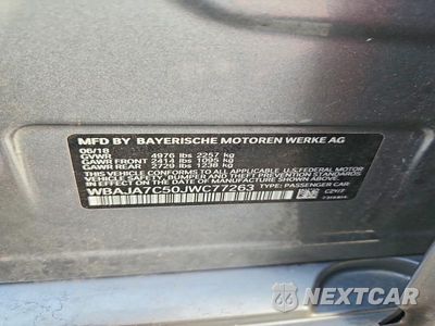 Zdjęcie 12 z 12 samochodu: 2018 BMW 530XI VIN:WBAJA7C50JWC77263 - miniatura