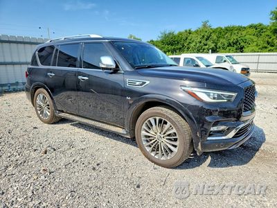 Czwarte zdjęcie samochodu z boku: 2019 INFINITI QX80 LUXE VIN:JN8AZ2NCXK9461203 - miniatura