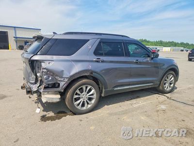 Trzecie zdjęcie samochodu z tyłu: 2021 FORD EXPLORER XLT VIN:1FMSK8DH0MGB09813 - miniatura