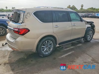 Trzecie zdjęcie samochodu z tyłu: 2019 INFINITI QX80 LUXE VIN:JN8AZ2NF0K9683792 - miniatura