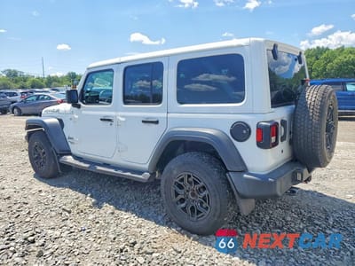 Drugie zdjęcie samochodu z przodu: 2018 JEEP WRANGLER UNLIMITED SPORT VIN:1C4HJXDG1JW104804 - miniatura