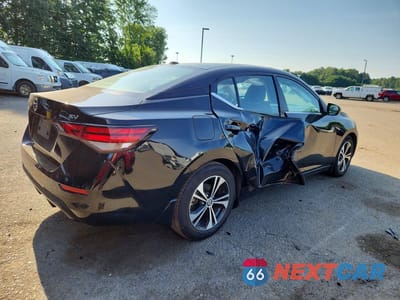 Trzecie zdjęcie samochodu z tyłu: 2022 NISSAN SENTRA SV VIN:3N1AB8CV8NY244435 - miniatura