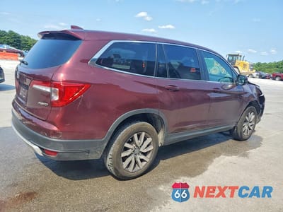 Trzecie zdjęcie samochodu z tyłu: 2020 HONDA PILOT EXL VIN:5FNYF6H49LB013878 - miniatura