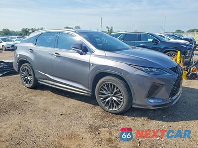 Czwarte zdjęcie samochodu z boku: 2022 LEXUS RX 350 F SPORT VIN:2T2SZMDA3NC349798 - miniatura