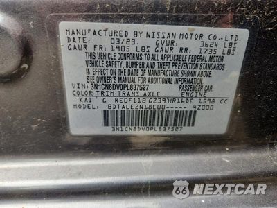 Zdjęcie 12 z 12 samochodu: 2023 NISSAN VERSA S VIN:3N1CN8DV0PL837527 - miniatura