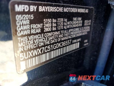 Zdjęcie 13 z 13 samochodu: 2016 BMW X3 XDRIVE35I VIN:5UXWX7C51G0K36557 - miniatura