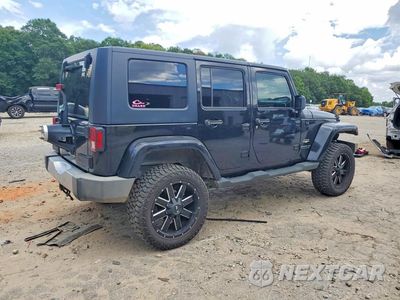 Trzecie zdjęcie samochodu z tyłu: 2008 JEEP WRANGLER UNLIMITED SAHARA VIN:1J8GA59128L533362 - miniatura