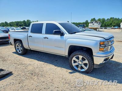 Czwarte zdjęcie samochodu z boku: 2014 CHEVROLET SILVERADO K1500 LT VIN:3GCUKREC8EG496185 - miniatura