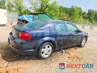 Trzecie zdjęcie samochodu z tyłu: 2012 DODGE AVENGER SXT VIN:1C3CDZCB1CN178501 - miniatura
