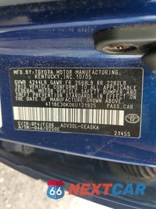 Zdjęcie 12 z 12 samochodu: 2006 TOYOTA CAMRY SE VIN:4T1BE30K06U131925 - miniatura