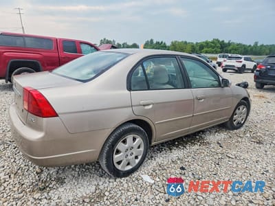Trzecie zdjęcie samochodu z tyłu: 2002 HONDA CIVIC EX VIN:2HGES26792H579151 - miniatura