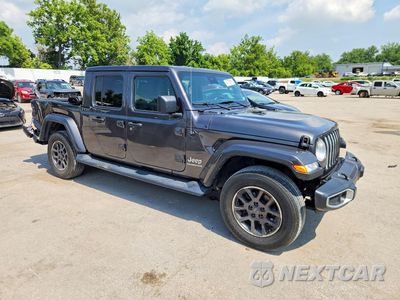Czwarte zdjęcie samochodu z boku: 2021 JEEP GLADIATOR OVERLAND VIN:1C6HJTFGXML551859 - miniatura