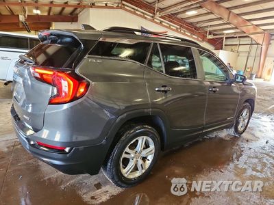 Trzecie zdjęcie samochodu z tyłu: 2021 GMC TERRAIN SLE VIN:3GKALTEV4ML384315 - miniatura