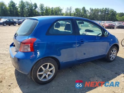 Trzecie zdjęcie samochodu z tyłu: 2007 TOYOTA YARIS BASE VIN:JTDJT903975091051 - miniatura
