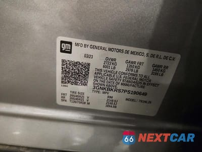 Zdjęcie 13 z 13 samochodu: 2023 CHEVROLET BLAZER RS VIN:3GNKBKRS7PS190649 - miniatura