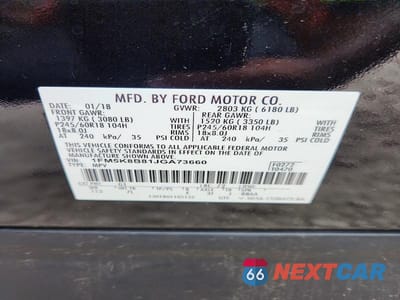 Zdjęcie 13 z 13 samochodu: 2018 FORD EXPLORER VIN:1FM5K8B81JGA73660 - miniatura