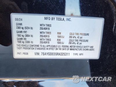 Zdjęcie 13 z 13 samochodu: 2024 TESLA MODEL Y VIN:7SAYGDEE6RA325311 - miniatura