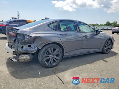 Trzecie zdjęcie samochodu z tyłu: 2022 ACURA TLX TECH A VIN:19UUB6F52NA002627 - miniatura