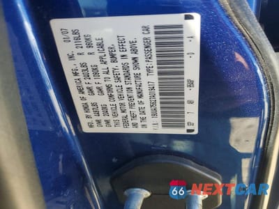 Zdjęcie 12 z 12 samochodu: 2007 ACURA TL TYPE S VIN:19UUA75627A019417 - miniatura