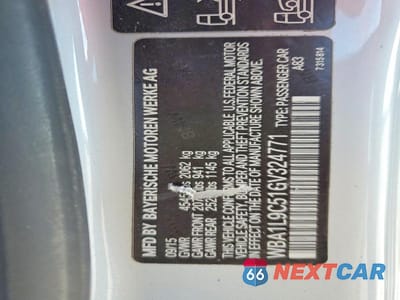 Zdjęcie 12 z 12 samochodu: 2016 BMW 228 XI SULEV VIN:WBA1L9C51GV324771 - miniatura