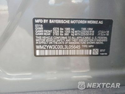 Zdjęcie 12 z 12 samochodu: 2020 MINI COOPER COUNTRYMAN VIN:WMZYW3C00L3L05645 - miniatura