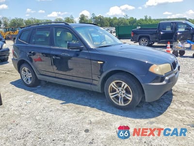 Czwarte zdjęcie samochodu z boku: 2004 BMW X3 3.0I VIN:WBXPA93454WA30392 - miniatura