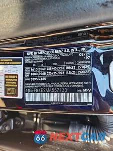 Zdjęcie 13 z 13 samochodu: 2021 MERCEDES-BENZ GLS 63 AMG 4MATIC VIN:4JGFF8KE2MA557133 - miniatura