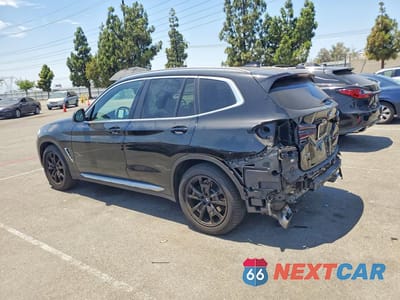Drugie zdjęcie samochodu z przodu: 2022 BMW X3 SDRIVE30I VIN:5UX43DP00N9K60874 - miniatura