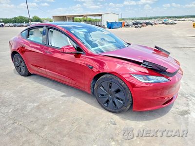Czwarte zdjęcie samochodu z boku: 2024 TESLA MODEL 3 VIN:5YJ3E1EA9RF830576 - miniatura