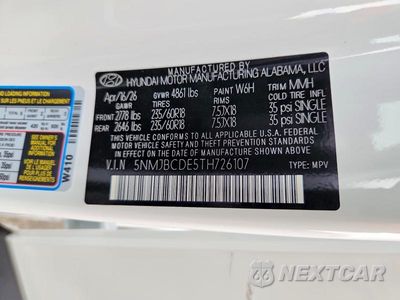 Zdjęcie 14 z 14 samochodu: 2026 HYUNDAI TUCSON SEL VIN:5NMJBCDE5TH726107 - miniatura