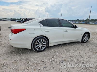 Trzecie zdjęcie samochodu z tyłu: 2017 INFINITI Q50 3.0T PREMIUM VIN:JN1EV7AR5HM840585 - miniatura