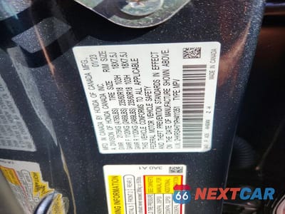 Zdjęcie 13 z 13 samochodu: 2023 HONDA CR-V EXL VIN:2HKRS4H71PH411351 - miniatura