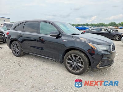 Czwarte zdjęcie samochodu z boku: 2020 ACURA MDX A-SPEC VIN:5J8YD4H0XLL015032 - miniatura