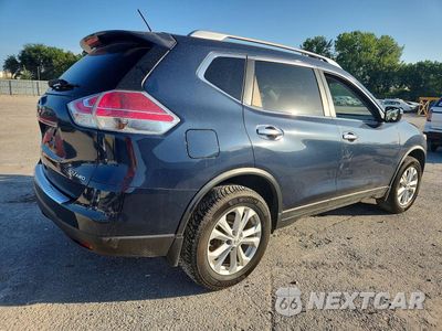 Trzecie zdjęcie samochodu z tyłu: 2016 NISSAN ROGUE SV VIN:KNMAT2MV9GP593338 - miniatura