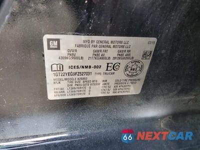 Zdjęcie 12 z 12 samochodu: 2015 GMC SIERRA K2500 SLE VIN:1GT22YEG9FZ527031 - miniatura