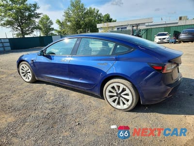Drugie zdjęcie samochodu z przodu: 2022 TESLA MODEL 3 VIN:5YJ3E1EB9NF289757 - miniatura