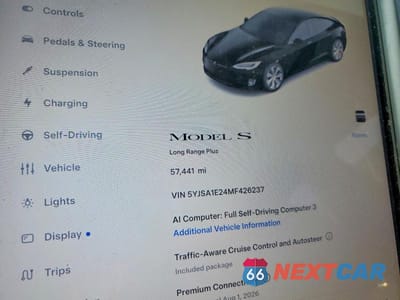 Zdjęcie 9 z 13 samochodu: 2021 TESLA MODEL S VIN:5YJSA1E24MF426237 - miniatura