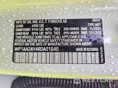 Zdjęcie 13 z 13 samochodu: 2024 PORSCHE CAYENNE BASE VIN:WP1AA2AY4RDA01545 - miniatura