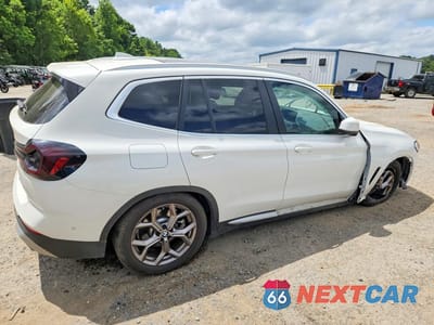 Trzecie zdjęcie samochodu z tyłu: 2023 BMW X3 XDRIVE30I VIN:5UX53DP01P9P29414 - miniatura