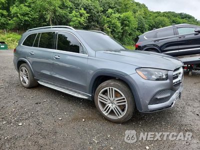 Czwarte zdjęcie samochodu z boku: 2021 MERCEDES-BENZ GLS 450 4MATIC VIN:4JGFF5KE2MA419302 - miniatura