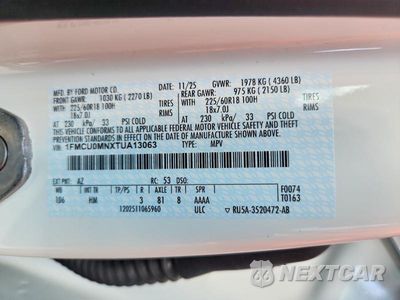 Zdjęcie 14 z 14 samochodu: 2026 FORD ESCAPE ST LINE VIN:1FMCU0MNXTUA13063 - miniatura