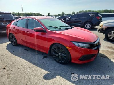 Czwarte zdjęcie samochodu z boku: 2021 HONDA CIVIC SPORT VIN:2HGFC2F81MH547615 - miniatura