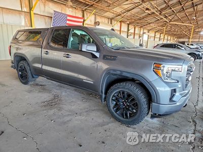 Czwarte zdjęcie samochodu z boku: 2021 GMC SIERRA K1500 ELEVATION VIN:1GTR9CED0MZ286573 - miniatura