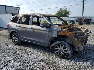 Czwarte zdjęcie samochodu z boku: 2019 HONDA PILOT EXL VIN:5FNYF6H59KB062831 - miniatura